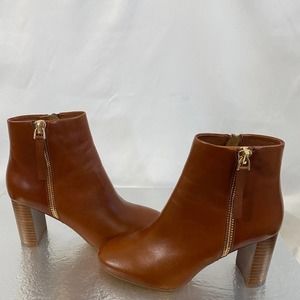 JEFFREY CAMPBELL Prianka Bootie, women's size 7.5, Cognac color